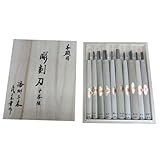 三木章刃物 彫刻刀 桐箱入 10本組 140050