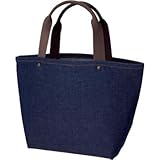 レザーハンドルデニムトート(S) / バッグ ノベルティ イベントグッズ 用品 景品 商材 1型 【100点】