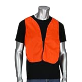 MSA安全ワークス818040のHi-Vizのオレンジ安全ベストスタンダード