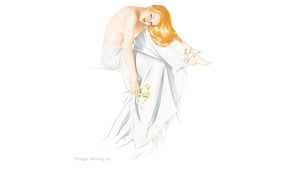 アルベルト バルガス ヴァルガス ガール シートで包まれた女の子 ピンナップアートポストカードプリント 11x14 ポストカード 絵柄付はがき 文房具 オフィス用品 Amazon