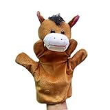 クリエイティブ動物馬ぬいぐるみハンドパペット