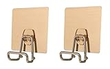 JustNileカッティングボードホルダー/ラック/ハンガーフック、壁取り付け、取り外し可能な粘着、2のセット