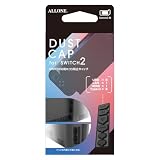 アローン(Allone) Switch2用ホコリ防止キャップ ブラック 2.4×1×8.2cm Switch2対応 簡単取り付け ドックの端子差し込み口をゴミやホコリからガード 湿気対策 ペット対策 ゲーム機の内部を清潔に保つ 端子カバー やわらかいシリコン製 端子に合わせた6個セット 黒 ALG-NS2HBC