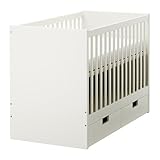 STUVA ベビーベッド 引き出し付き, ホワイト (599.270.03)