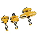 Lovoski ３本組　1/2 'インチ　木工用ドリル　シャンクレール　ルータービット