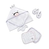 ベビーアスペン Baby Aspen 女の子用白鳥プリンセス ハッピーバスタイム豪華4点セット（ギフト用ディスプレイ入り）［並行輸入品］