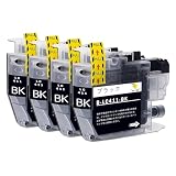 【稲妻トナー】LC411BK インク ブラック 4本 互換 LC411 インクカートリッジ LC411-4PK 4色セット【純正品併用/大容量タイプ/残量表示/個包装】対応機種: DCP-J928N-W/B J528N J915N J926N-W/B J1800N J526N MFC-J905N J939DN/DWN J739DN/DWN J904Nインク