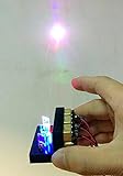1750mwミニレッド/グリーン/ブルーRGBレーザーが白に反射するレーザードットモジュール12VDC＆TTL 0-5Vフルカラーコントロール クラス2