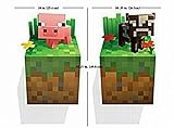 Minecraft Wall Decal Bay Pig / Baby Cow [並行輸入品]