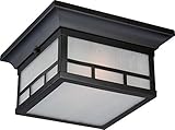 Nuvo Nuvo60/5706 Drexel 2-Light Outdoor Flush Fixture with Frosted Seed Glass by Nuvo