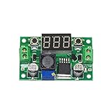 Haobase DC-DC LM2596 3A 降圧電源モジュール 出力調整可能 デジタル表示と付属