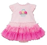 Little Me (リトルミー) ベビー ガールズ チュチュ スカート付き ドレス ロンパース (ピンク) Baby Girls' Tutu Popovers (PINK MULTI) (9M(80