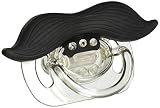Mustache Pacifier for New borns, Infants, and Toddlers, Odorless, BPA,PVC, and Latex free, FDA appro