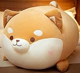 柴犬犬抱擁ぬいぐるみ枕家の装飾ピンク柴犬ぬいぐるみ柴犬ぬいぐるみ柴犬ぬいぐるみぬいぐるみ柴犬枕バレンタイン、クリスマス、誕生日のギフト (70cm)