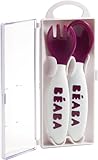BEABA New 2nd Stage Soft Cutlery, Gipsy, 2 Count [並行輸入品]
