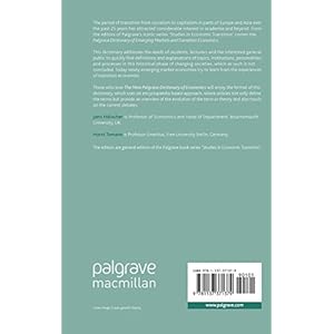 Palgrave Dictionary of Emerging Markets and Transition Economics
