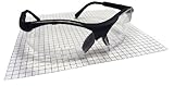 SAS Safety 541-1500 Sidewinder Readers Eyewear, Black Frame, 1.5 X Reader Lens by SAS Safety