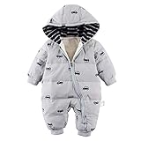 Baby nest ベビー服 男の子 ロンパース 長袖カバーオール ダウンコート ジャンプスー...