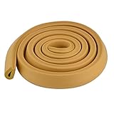 uxcell コーナークッション　コーナーガード　コーナーパッド　コーナーカバー エッジ 保護 プロテクター パッド 家庭用品 食器棚 NBR材質 木の色 長さ2M