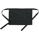 クロダルマ 作業用 ショートエプロン(腰下前掛け) ブラック 47229 F