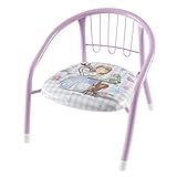 【Disney SNOOPY】キッズ 豆イス パイプイス ミニチェア ベビーチェア + ミニタオル セット ミニオンズ スヌーピー ディズニー プリンセス (ソフィアＡ)