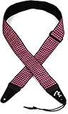 Fender ストラップ Houndstooth Strap, Pink