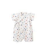 ミキハウス (MIKIHOUSE) 甚平オール 42-1301-973 S 白