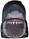 Animal FaceTM 3D Animals Shark Backpack 3D Deep Stereographic Felt Fabric [並行輸入品]