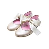 Pettigirl女の子 履きやすい リボン ダンス シューズ 28 [並行輸入品]