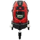 恒昌光電 8ライン レーザー墨出し器 HCR09-8 2倍強光 4垂直・360°水平 9増強ポイント 電子自動整準 レーザーレベル 水平器 墨出し器 フルライン測定器