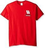 NCAA楕円形ラベル半袖 S レッド