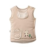 Minamiベスト 新生児 ベビー 赤ちゃん キッズ 防寒 秋冬(74/56)