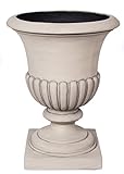 BirdRock Garden 21" H Roman Urn - Dusty Cement | Outdoor Planter Urn [並行輸入品]