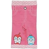 【日本製】2016年 秋冬 アンパンマンガール 綿混ニット デニム風 ７分丈パンツ Anpanman Girl ピンク◇90-95cm