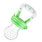 【ノーブランド品】 ベビー　赤ちゃん　おしゃぶり　キャップ付き　授乳　乳首型　育児用品　安全　全3サイズ4色 - S, 緑