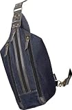 TRUSCO(トラスコ) デニムボディバッグ ブラック TDC-B202