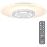 【節電・目に優しい光り方】アイリスオーヤマ LED シーリングライト おしゃれ 導光板 照明 調光調色 12畳 5200lm リモコン付き 薄型 省エネ 取付簡単 CEA-A12DLP