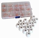 プラズマカッター 切断機 トーチ消耗品 4種類 15セット 収納ケース付 CUT50 CUT40 CT416 等対応 (15)