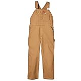 (ディッキーズ)Dickies オーバーオール DB100 DB-100 Brown Duck ブラウン ダック ワークショーツ つなぎ 作業着 (38inch)