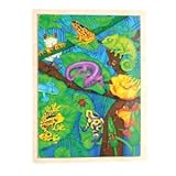 Wooden Rainforest Kid's Puzzle おもちゃ (並行輸入)
