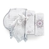 [正規輸入品] (エイデンアンドアネイ) aden+anais 出産祝いギフトセット ニューボーンギフトセット/お花