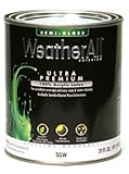 True Value SGWP-QT WeatherAll 1-Quart Semigloss Pastel Base Latex House Paint [並行輸入品]