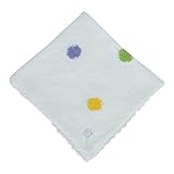 Kashwere カシウェア 国内検針済 Baby Blanket - Half Blanket ベビーブランケット Polka Dot White ホワイト水玉 BB-73-01-30