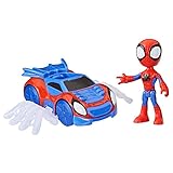 ハズブロ(HASBRO) マーベル MARVEL スパイディとすごいなかまたち ウェブスピナー ゴーストスパイダー、4インチ (10 cm) サイズ アクションフィギュア、ウェブスピナー、アクセサリー付き、対象年齢3才以上 F7258 正規品
