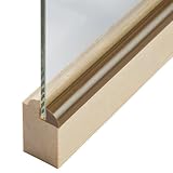 walnut-colored staple-typeプラスチックパネル固定クリップ、25 in