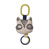 Manhattan Toy Camp Acorn Raccoon BABY Teether & Travel Pull Toy Baby Toy [並行輸入品]