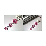 3連ハイビスカスストラップ/パープル ds-1090890