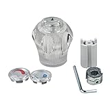 BrassCraft Universal Fit Tub and Shower Large Canopy Faucet Handle, Clear Acrylic [並行輸入品]