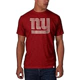 NFLニューヨークジャイアンツメンズ' 47ブランドScrum Basic Tee 3L レッド
