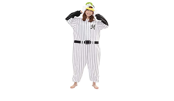Amazon Szc142 着ぐるみ 大人用 フリース キャラクター 千葉ロッテマリーンズ マーくん コスプレ 仮装 通販